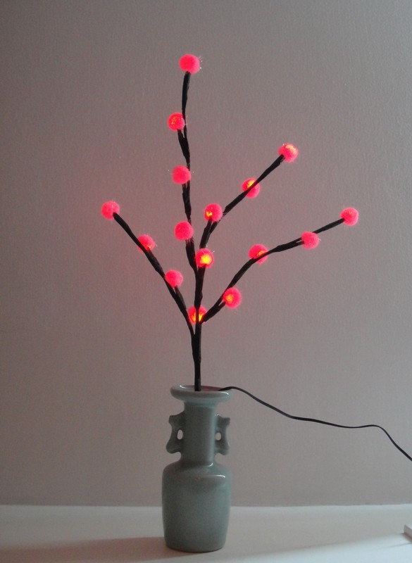 FY-003-F02 Cherry ramo del LED di Natale ramo di un albero piccola lampadina delle luci FY-003-F02 ramo di ciliegio LED a buon mercato di Natale ramo di un albero piccola lampadina delle luci