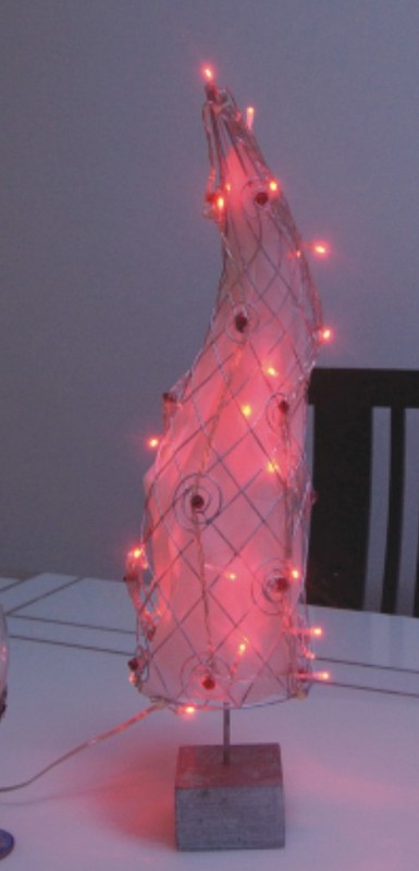 FY-008-A14 angelo di Natale del rattan della lampadina FY-008-A14 buon angelo di Natale del rattan della lampadina - Luce del rattanfornitore della Cina