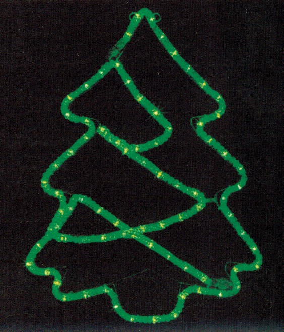 FY-16-003 albero di natale corda al neon della lampadina FY-16-003 a buon mercato albero di Natale della corda al neon della lampadina