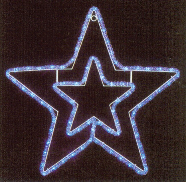 FY-16-004 della stella di natale corda al neon della lampadina FY-16-004 a buon mercato stella di natale corda al neon della lampadina