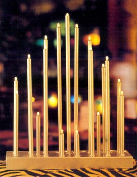 <b>TJ0319 natale candela ponte della lampadina</b> TJ0319 buon natale candela ponte della lampadina - Ponte di candela luci / luci del tubo del metallomade in China