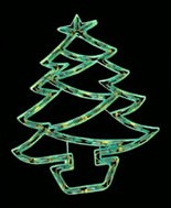 prodotto in Cina buon albero di Natale di plastica struttura della lampada della lampadina fabbrica