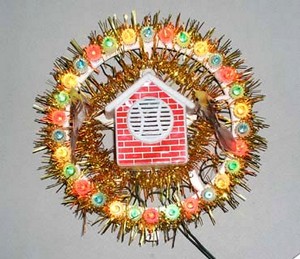 Albero di Natale cornice di p buon albero di natale alto plastica struttura della lampada della lampadina - Luci telaio in plasticaprodotto in Cina