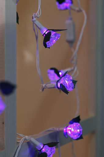FY-20045 LED fiore buon natale piccola lampadina delle luci