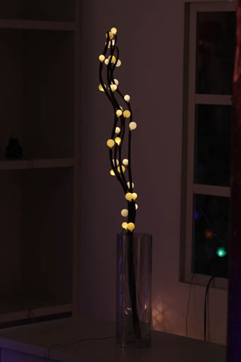 FY-50004 LED a buon mercato di Natale ramo di un albero piccola lampadina delle luci