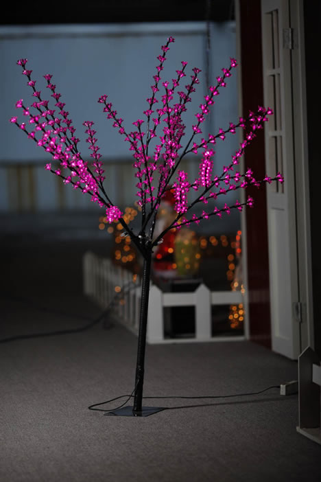 FY-50005 LED a buon mercato di Natale ramo di un albero piccola lampadina delle luci