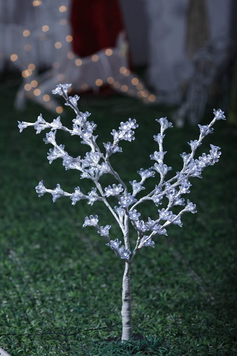 FY-50008 LED buon natale fiore ramo di un albero piccola lampadina delle luci