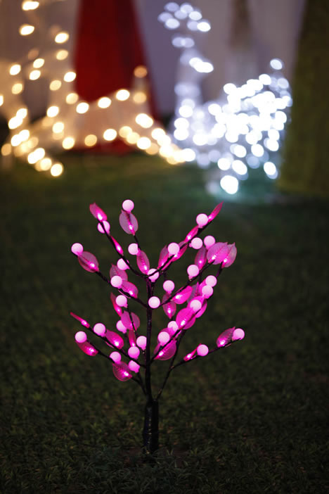 FY-50009 LED a buon mercato di Natale ramo di un albero piccola lampadina delle luci