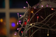 FY-60100 LED luci di Natale lampadina catena stringa di lampada FY-60100 LED a buon mercato di Natale luci lampadina catena stringa di lampada - Luci della stringa del LEDmade in China