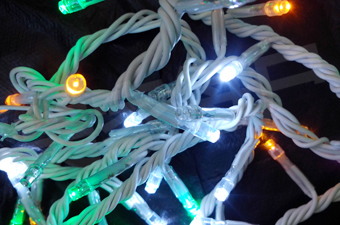 FY-60110 LED a buon mercato di Natale luci lampadina catena stringa di lampada